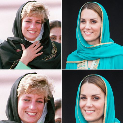 Kate follows Princess Diana's footsteps on Pakistan tour