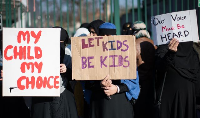 LGBT lesson protesters 'inciting hatred', headteacher tells court