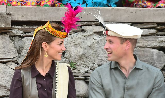 Duke and Duchess of Cambridge see melting glacier in Pakistan