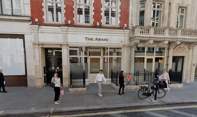 The Araki: 'No explanation' as London restaurant loses all three Michelin stars