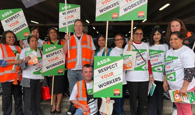 Asda staff march as clock ticks down to new contract deadline