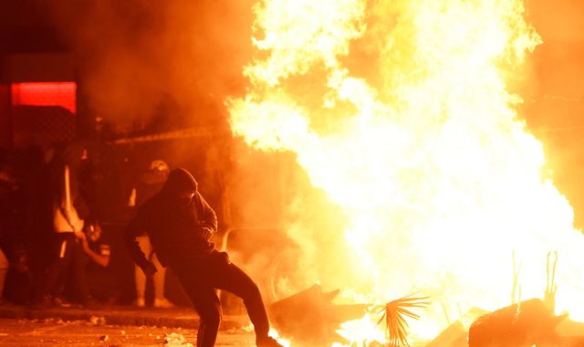 Barcelona protests: Civil guard deployed in as huge protest turns violent
