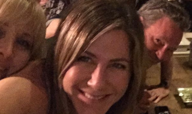 Jennifer Aniston crashes Instagram with selfie of Friends cast