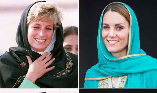 Kate follows Princess Diana's footsteps on Pakistan tour