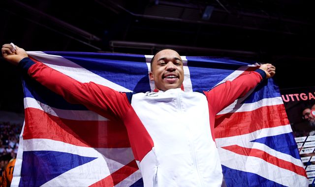 Joe Fraser wins Parallel Bars gold at World Gymnastics Championships
