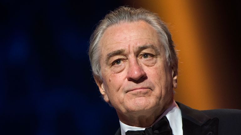 US actor Robert de Niro looks on as he receives a Tribute award during the 17th Marrakech International Film Festival on December 1, 2018. (Photo by FADEL SENNA / AFP)        (Photo credit should read FADEL SENNA/AFP/Getty Images)