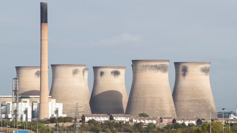 General view Ferrybridge Power Station, that is due to have four of the remaining seven cooling towers demolished on Sunday 13th October. PA Photo. Picture date: Wednesday October 9, 2019.Photo credit should read: Danny Lawson/PA Wire