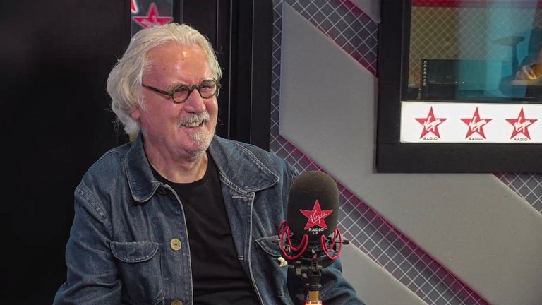 Undated handout photo issued by Virgin Radio of comedian Billy Connolly, during an interview with Chris Evans on his Virgin Radio Breakfast show, where he said he is 