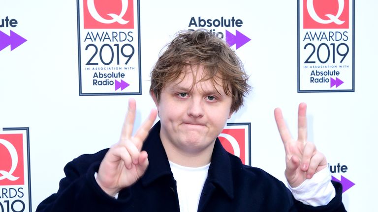 Lewis Capaldi during the Q Awards 2019 in association with Absolute Radio at the Camden Roundhouse, London.
