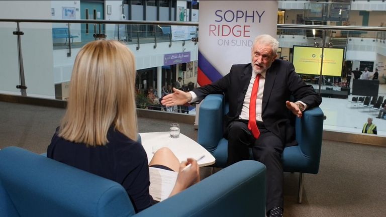 Labour leader tells Sky News he would &#39;caution&#39; MPs against backing an agreement