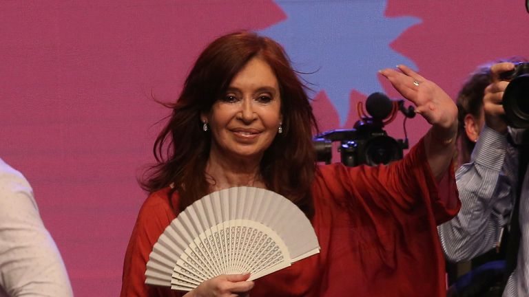 Cristina Fernandez was president from 2007 to 2015