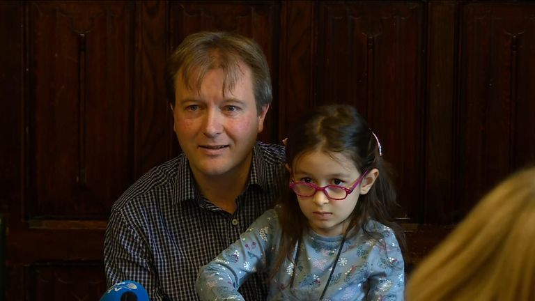 Nazanin Zaghari-Ratcliffe&#39;s husband and daughter