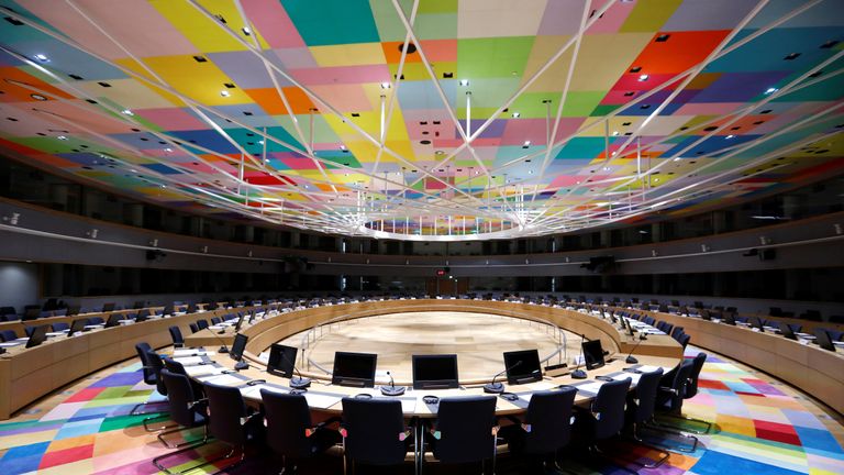 European Council building in Brussels