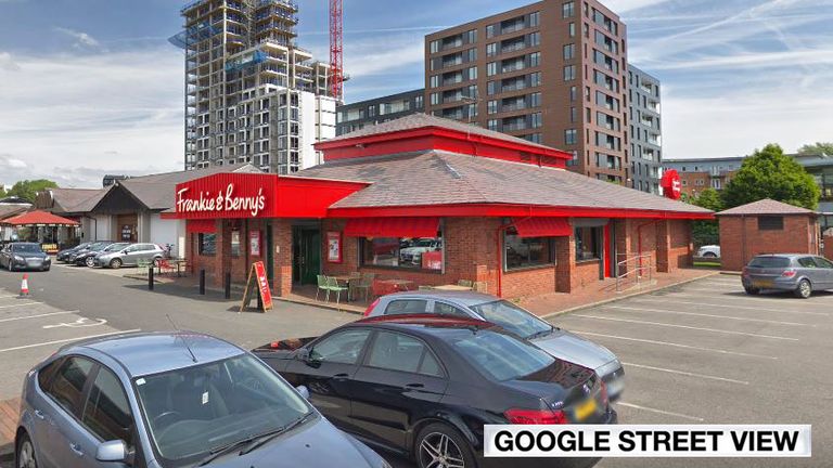 Julie Henning visited the Frankie and Benny's in Salford Quays