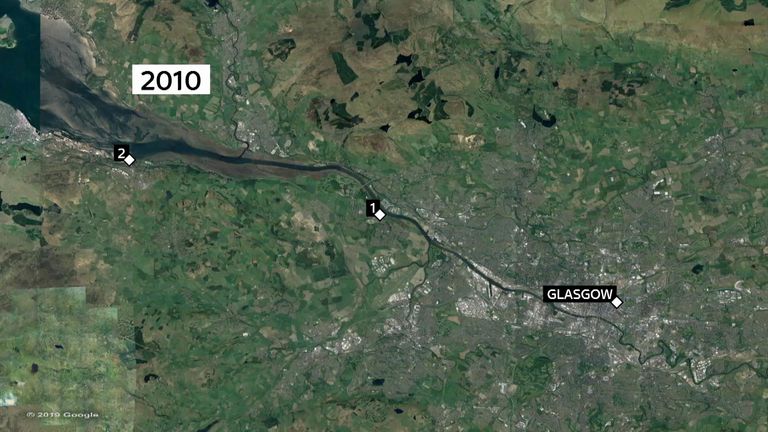 Two of the shootings took place in Glasgow
