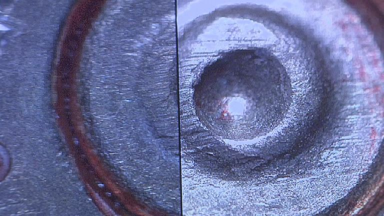 The gun was identified through unique markings in the bullets