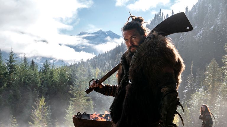 Jason Momoa as Baba Voss in Apple TV+ show See. Pic: Apple TV+