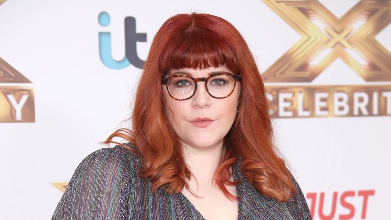 The Chase star Jenny Ryan attends "The X Factor: Celebrity" launch photocall at The Mayfair Hotel on October 09, 2019 in London