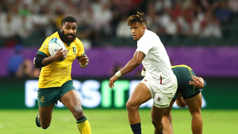 Marika Koroibete scored a brilliant individual try for Australia