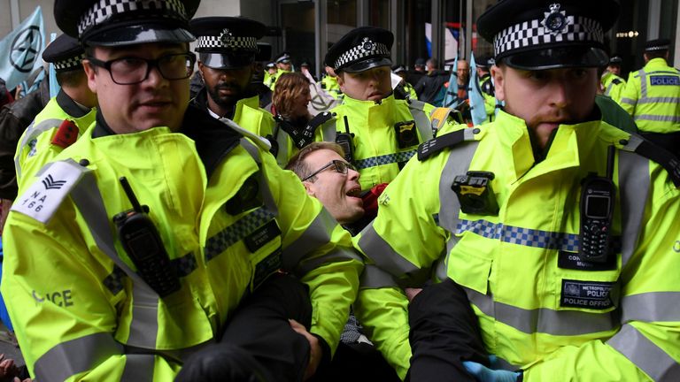 Met police chief says force 'stretched' by Extinction Rebellion climate ...