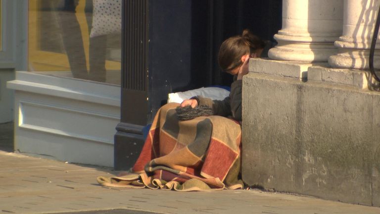 Levels of rough sleeping have risen in rural areas