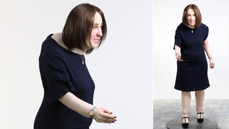 A life-sized model named &#39;Emma&#39; has been created by Fellowes and Behavioural Futurist William Higham