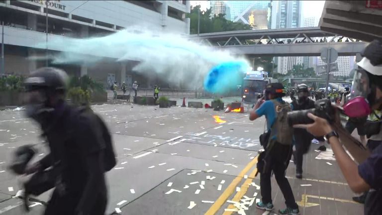 Protests in Hong Kong