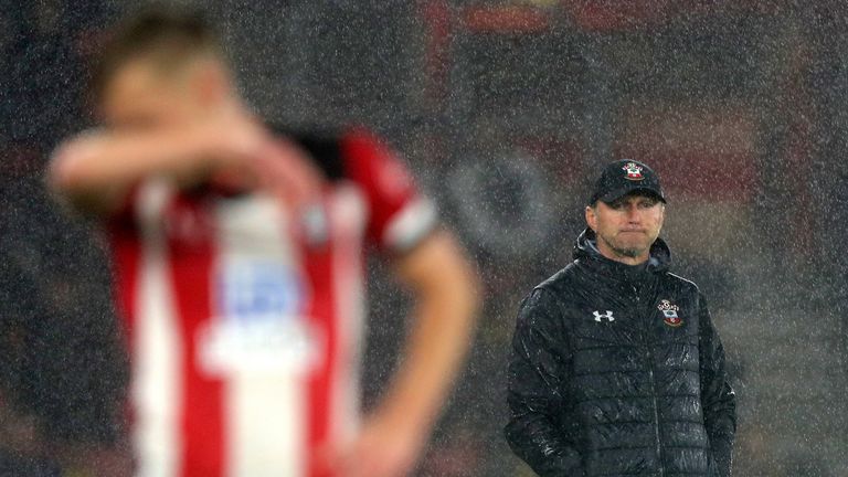 Southampton manager Ralph Hassenhuttl apologised for his team's embarrassing showing