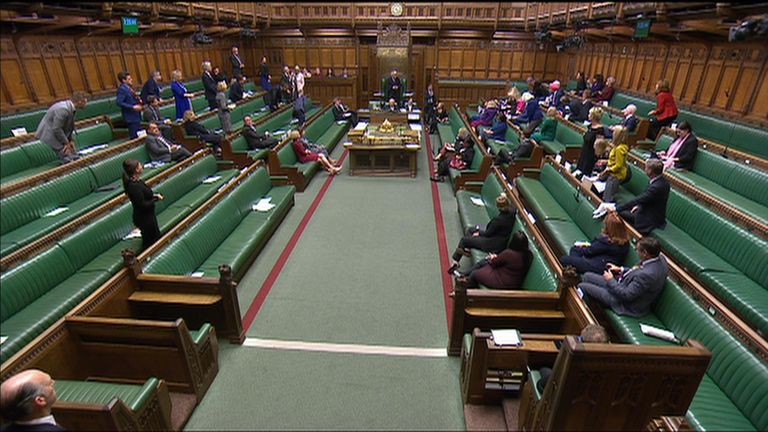 MPs gave Ms Duffield a standing ovation after he emotional story