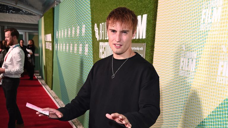 Sam Fender attends the "Western Stars" European Premiere during the 63rd BFI London Film Festival at the Embankment Gardens Cinema on October 11, 2019 in London, England