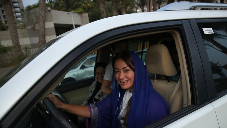 Women in Saudi Arabia were given the legal right to drive in 2018