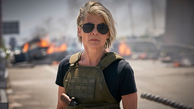 Linda Hamilton as Sarah Connor in Terminator: Dark Fate
