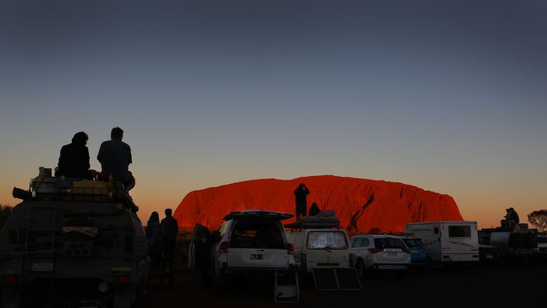 The site is a magnet for tourists in Australia