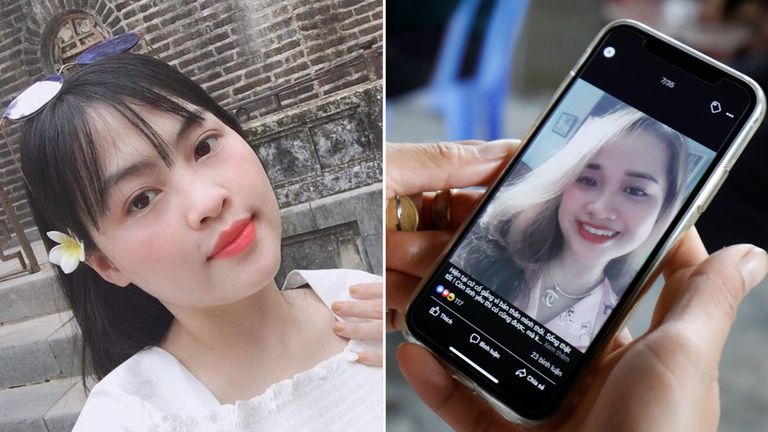 Tra My (left) and Anna Bui Thi Nhung (right), both from Vietnam, are suspected victims