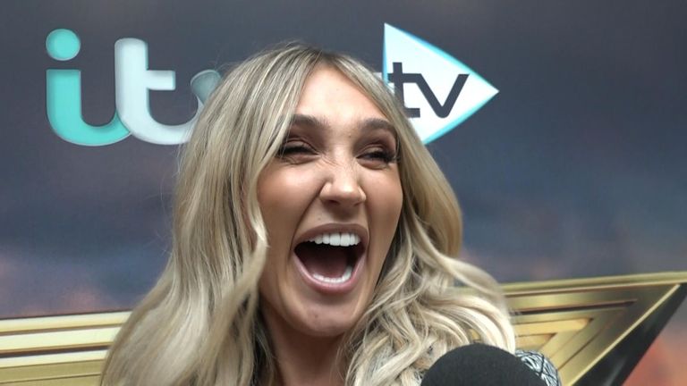 Megan McKenna was at the launch of X Factor: Celebrity