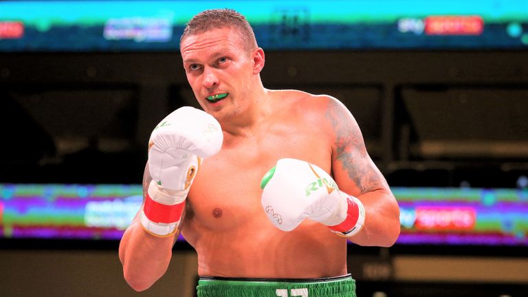 Oleksandr Usyk's eccentricity and brilliance on show with never-before