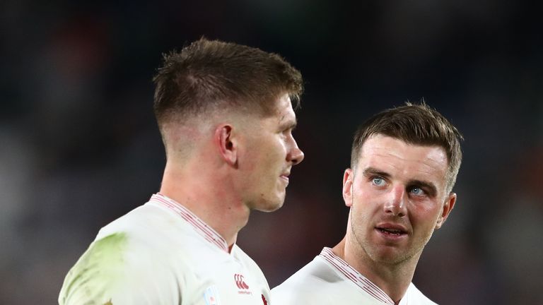 Owen Farrell and George Ford