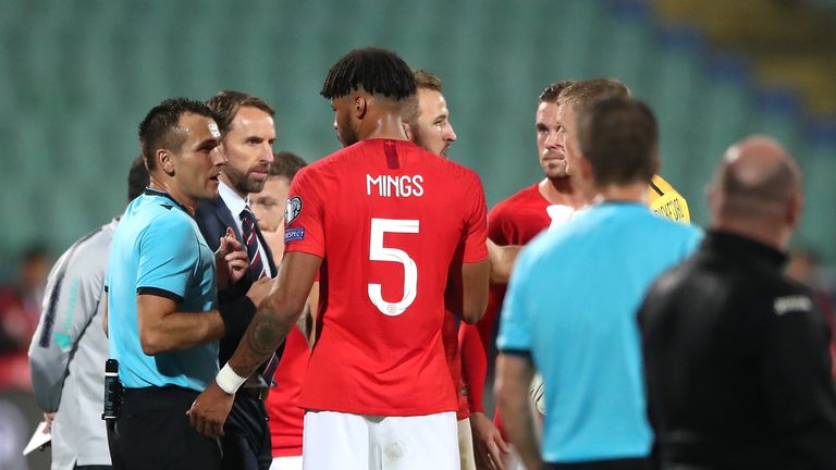 England defender Tyrone Mings faced racism from Bulgaria fans