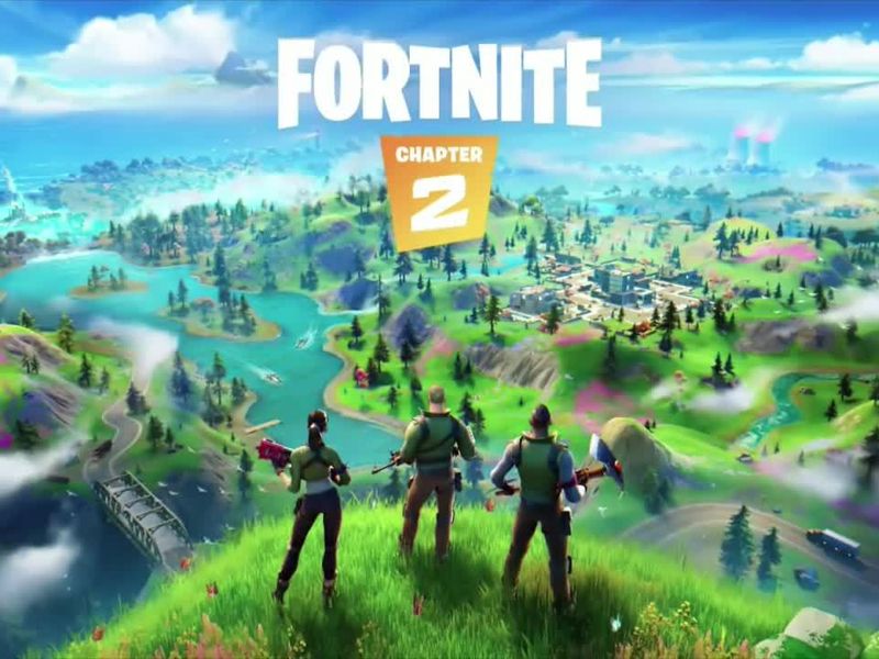 Download Two Fortnite Players in Battle
