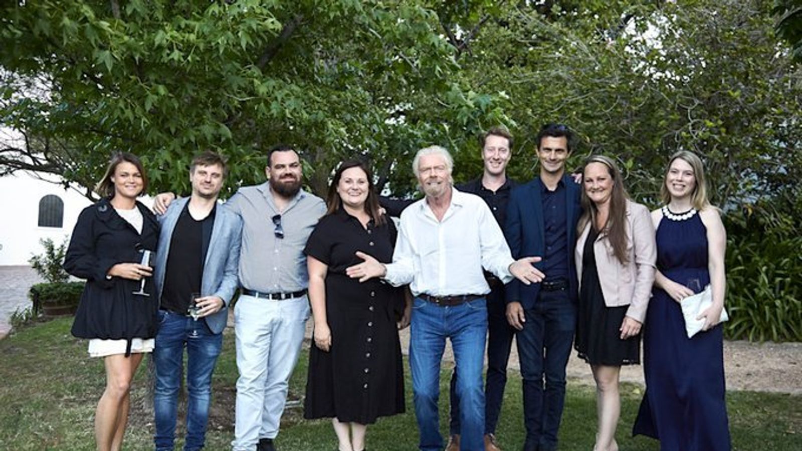 Sir Richard Branson apologises for diversity gaffe in South Africa launch photo