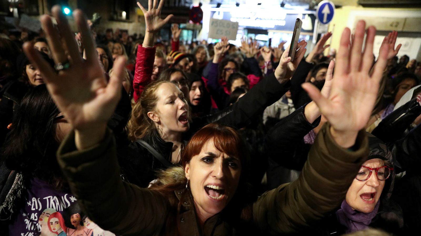 Protests Across Spain After Men Cleared Of Raping Unconscious Girl 14 World News Sky News