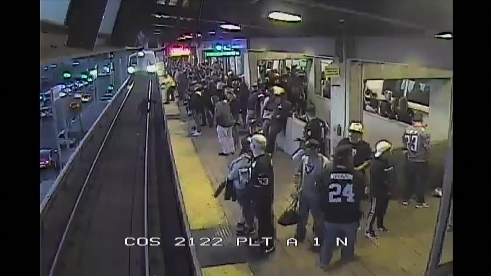 Man on track rescued just before train hits | US News | Sky News