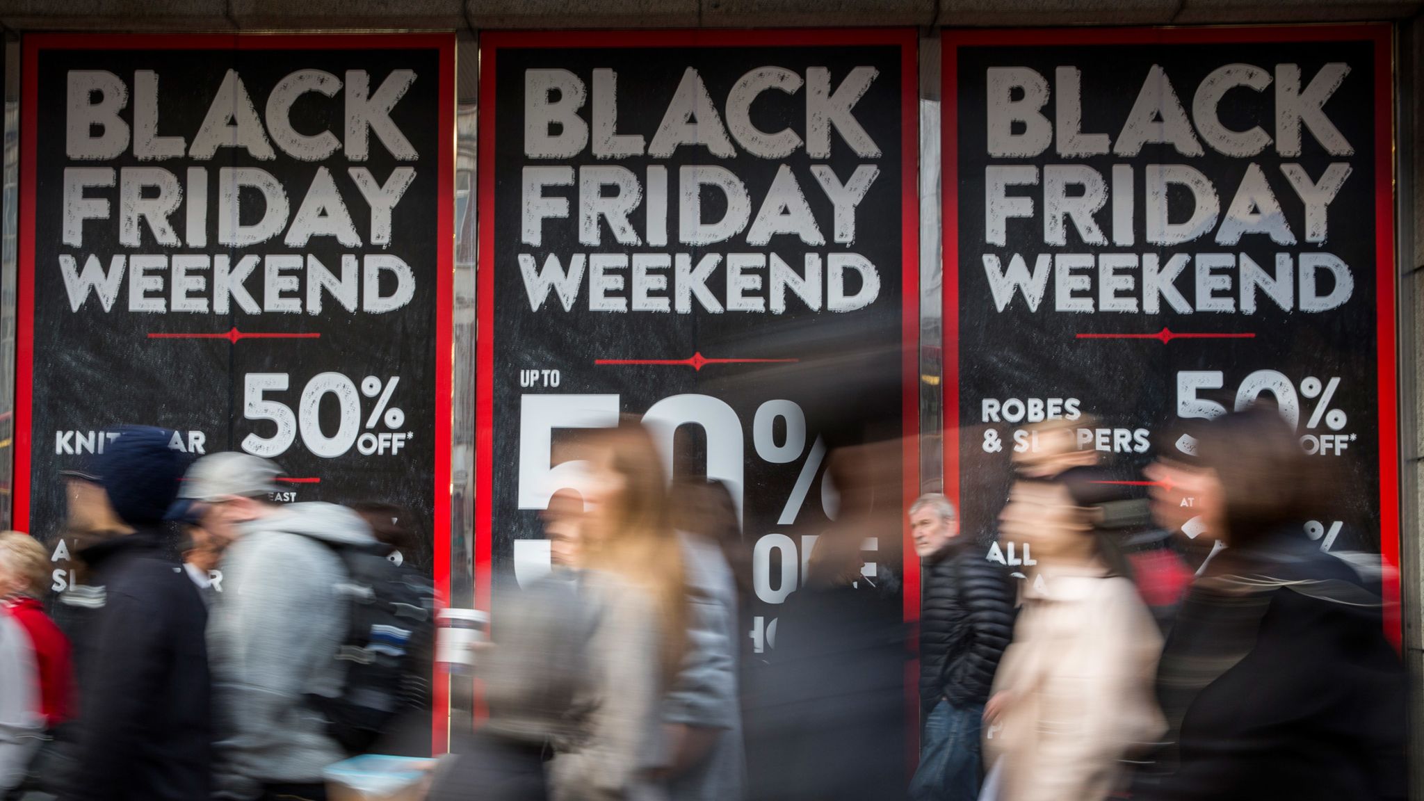 Black Friday Nearly Nine Out Of 10 Deals Were The Same Price Or Cheaper Earlier In The Year Uk News Sky News