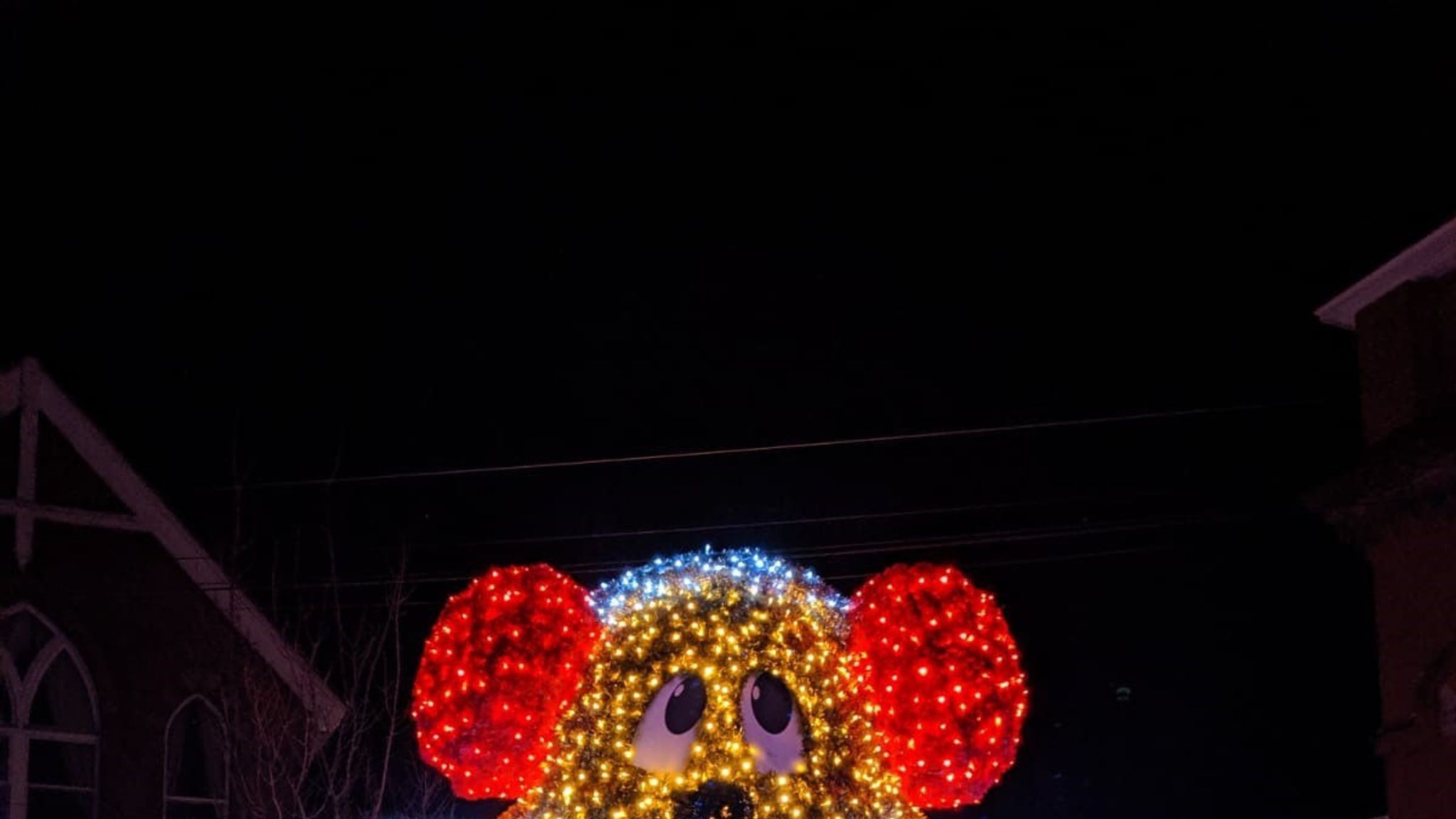 Alton Christmas Lights 2022 Town's Christmas Display Splits Opinion With Giant Skiing Marmot | Uk News  | Sky News