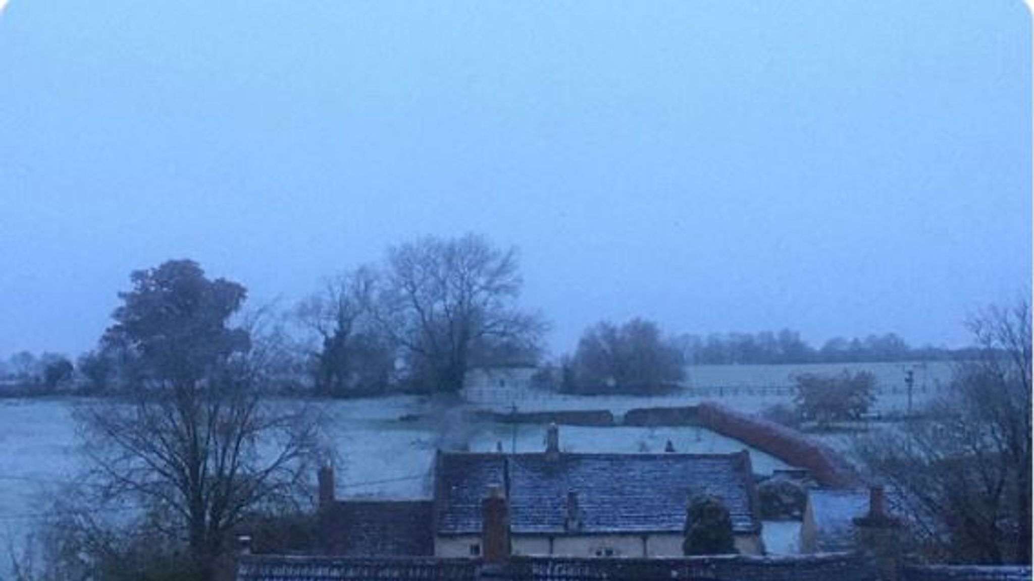 UK Weather: Parts Of England And Wales Covered In Snow As Police Warn ...