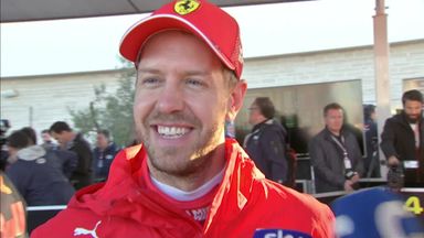 Vettel: Happy with front row
