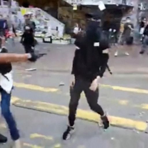 Further Hong Kong clashes after man shot