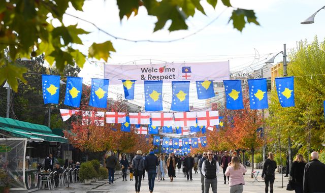 'Welcome bro': England's reception in Kosovo very different to recent games marred by racist abuse