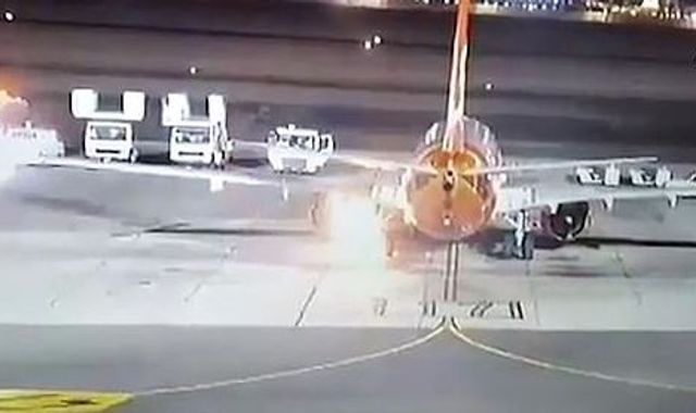 Passenger jet bursts into flames after landing at Sharm el Sheikh Airport