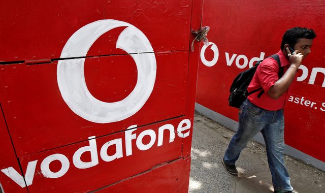 Vodafone sinks to £1.6bn loss after India court ruling